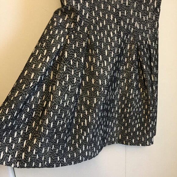 Zara Fit And Flare Cotton Scuba Dress - Picture 7 of 16